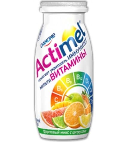 Кисломолочный напиток Actimel Цитрусовый микс 2,5% 100 г