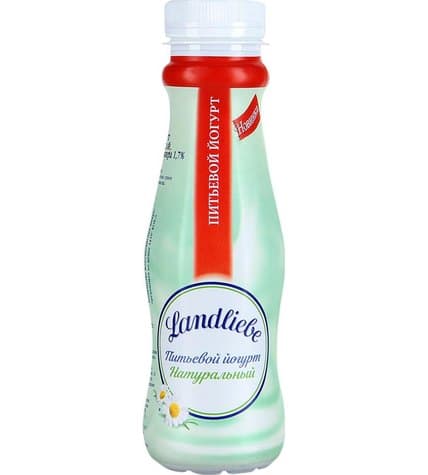 Питьевой йогурт Landliebe натуральный 1,7% 290 г