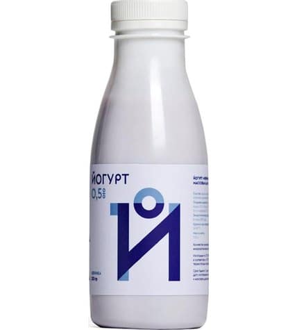 Питьевой йогурт Братья Чебурашкины черника 0,5% 330 г