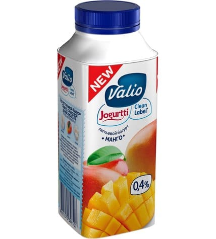 Питьевой йогурт Valio Clean Label манго 0,4% 330 г