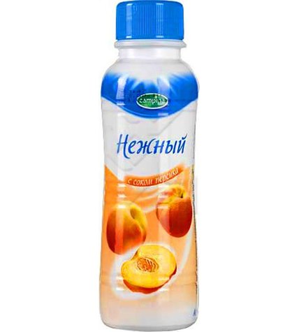 Напиток йогуртный Нежный с соком персика 0,1% 385 г