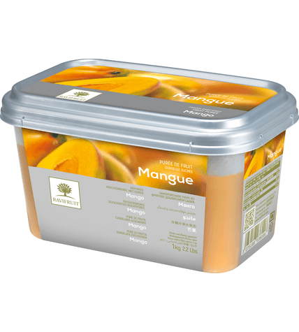 Пюре из манго Ravifruit замороженное с добавление сахара 1 кг
