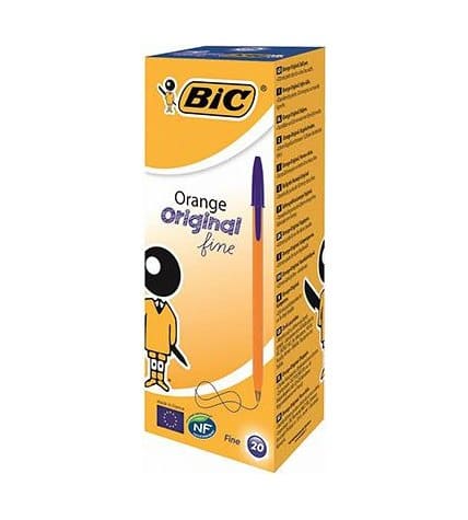 Ручка Bic Orange шариковая синяя пластик