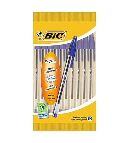 Ручка Bic Cristal синяя пластик