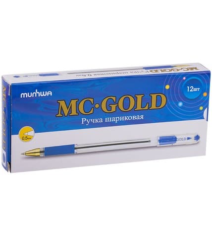 Ручка шариковая Munhwa Gold 0,5 мм