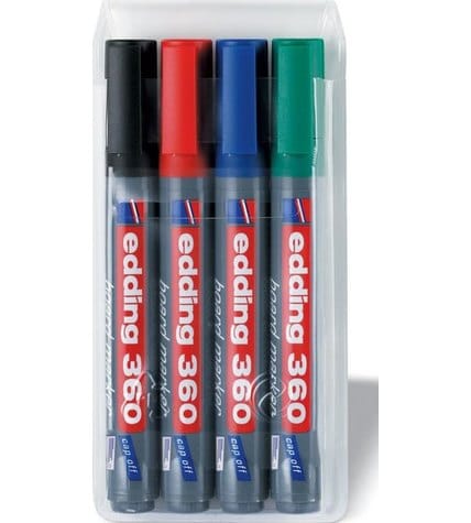 Набор маркеров для досок Edding E-360 4 цвета