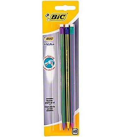 Карандаши простые Bic Evolution чернографитные HB 3 шт