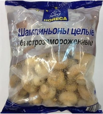 Шампиньоны Horeca Select целые быстрозамороженные