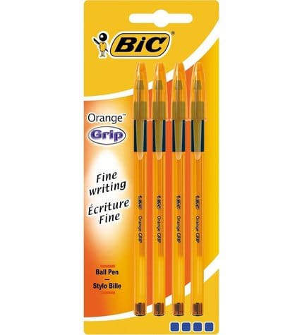 Ручки Bic Orange Grip шариковые синие
