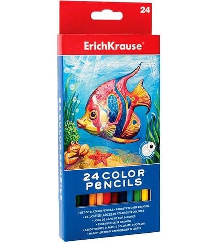 Карандаши цветные Erich Krause ArtBerry 3 мм 24 цвета