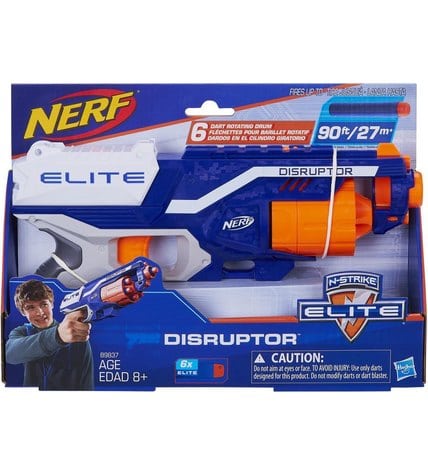 Бластер Nerf Elite Disruptor + 6 патронов