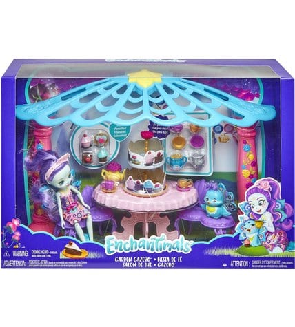 Игровой набор Enchantimals Чаепитие Пэттер Павлины и Флэпа