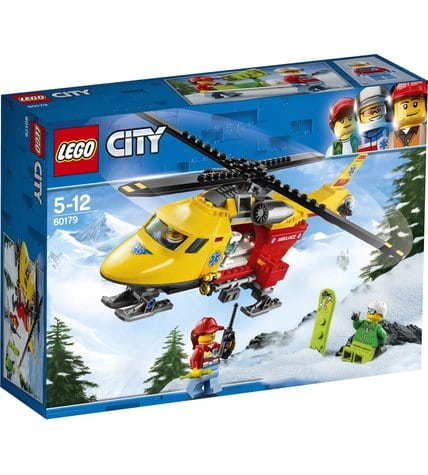 Конструктор Lego City 60179 Вертолет скорой помощи 190 деталей