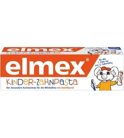 Зубная паста Elmex детская от 1 до 6 лет 50 г