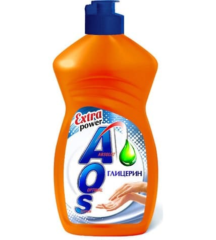 Жидкость Aos для мытья посуды Глицерин 450 мл