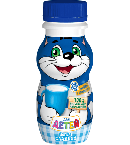 Питьевой йогурт Простоквашино Сладкий 1,7 % 200 мл