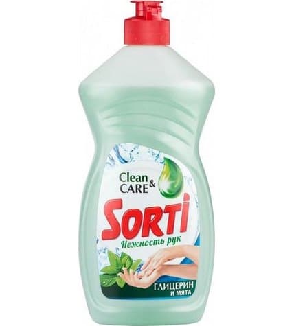 Средство Sorti Clean & Care для мытья посуды Нежность рук Глицерин и Мята 470 мл