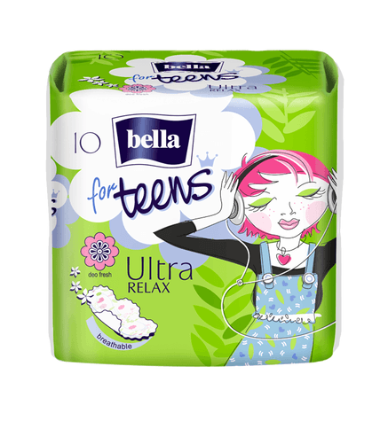 Прокладки женские Bella Ultra Relax for teens 10 шт