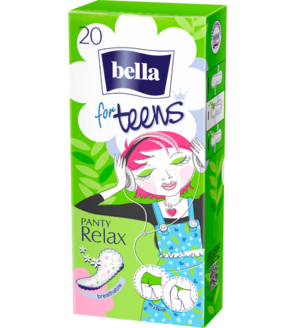 Прокладки женские Bella for Teens Panty Relax ежедневные 20 шт