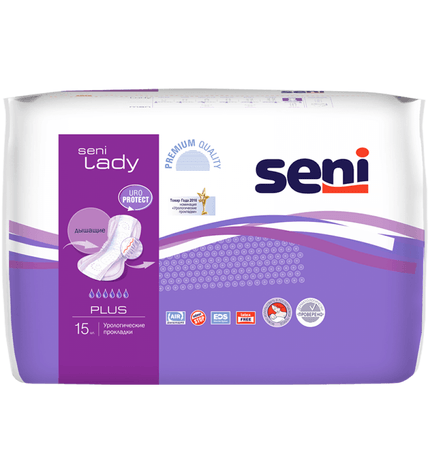 Прокладки урологические Seni Lady Plus 15 шт