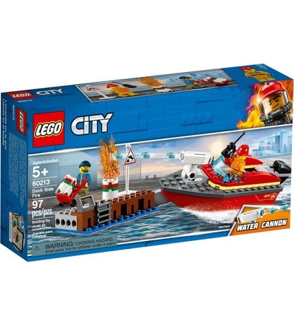 Конструктор Lego City 60213 Пожар в порту 97 деталей
