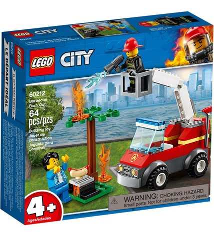 Конструктор Lego City 60212 Пожар на пикнике 64 детали