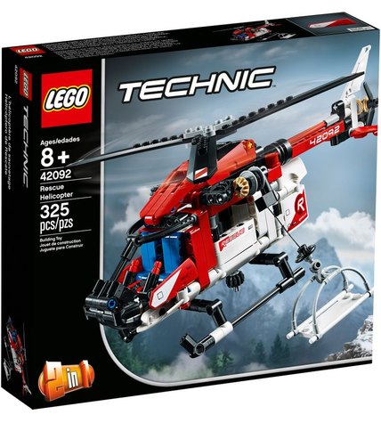 Конструктор Lego Technic 42092 Спасательный вертолет 325 деталей