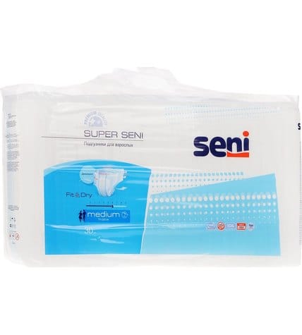 Подгузники Super Seni для взрослых medium 30 шт