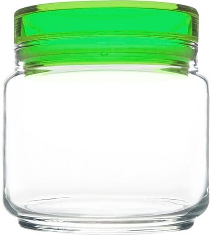 Банка Luminarc Colorlicious Green с крышкой 0,5 л