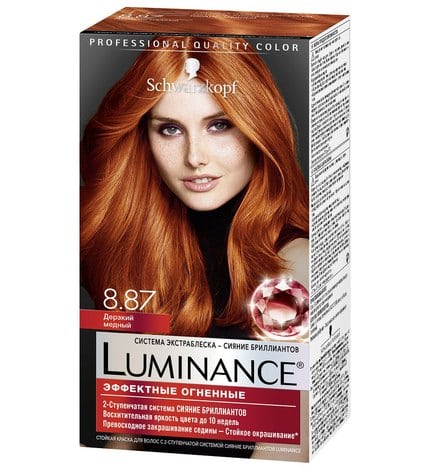 Краска Luminance для волос 8.87 Дерзкий медный 165 мл