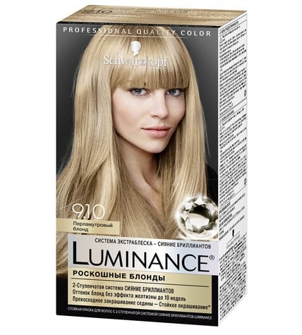 Краска Luminance для волос 9.10 Перламутровый блонд 165 мл