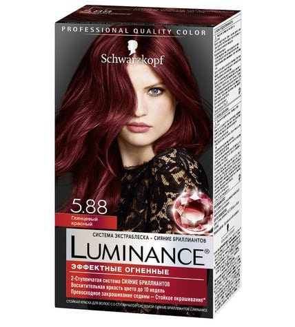 Краска Luminance для волос 5.88 Глянцевый красный 165 мл