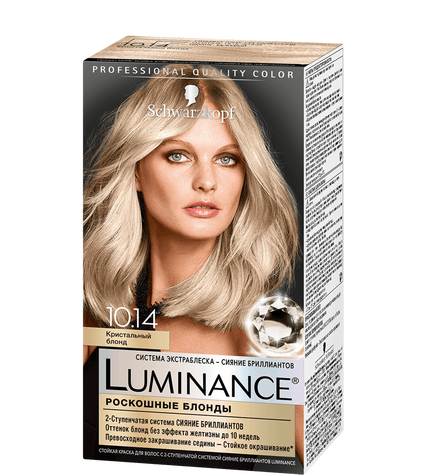Краска Luminance 10.14 Кристальный блонд 165 мл