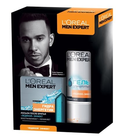 Косметический набор L'Oreal Men Expert (гель для бритья + гель после бритья)