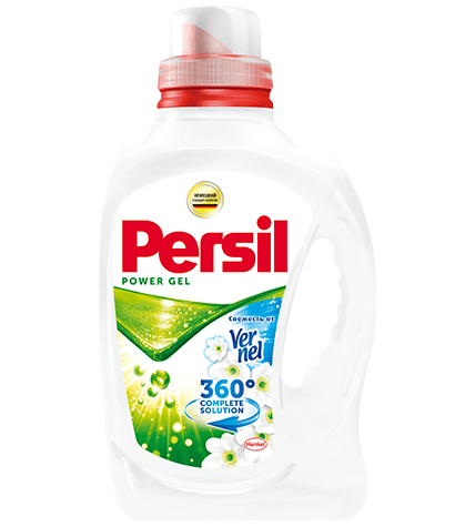 Жидкое средство для стирки Persil Свежесть от Vernel для стирки белого и светлого белья 1,95 л