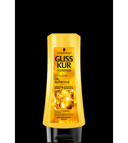 Бальзам Gliss Kur Oil Nutritive для длинных и секущихся волос 400 мл