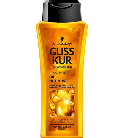 Шампунь Gliss Kur Oil Nutritive для длинных и секущихся волос 400 мл