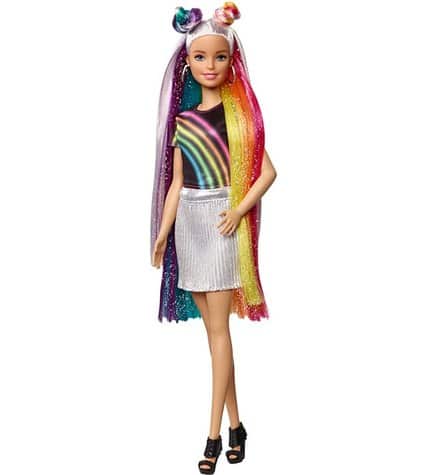 Кукла Barbie С радужными волосами