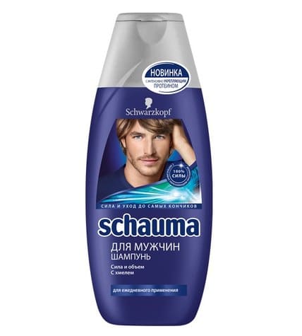 Шампунь Schauma Сила и объём для мужчин для ежедневного использования с хмелем