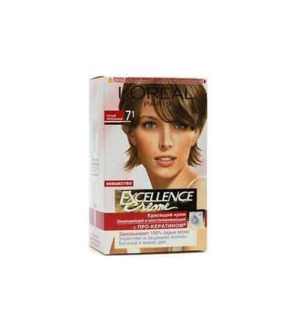 Краска для волос L'Oreal Excellence 71 русый пепельный