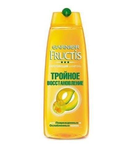 Шампунь Garnier Fructis Тройное Восстановление для поврежденных и ослабленных волос