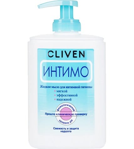 Мыло Cliven жидкое для интимной гигиены 300 мл
