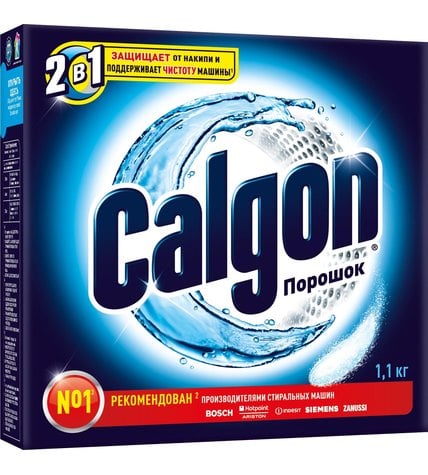 Порошок Calgon 2 в 1 для смягчения воды 1,1 кг