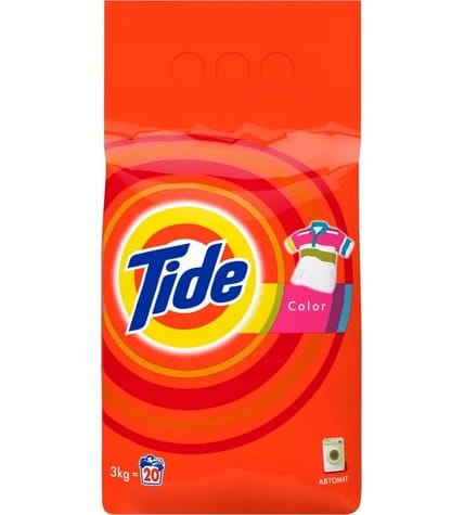 Стиральный порошок Tide Color автомат для цветных вещей 3 кг