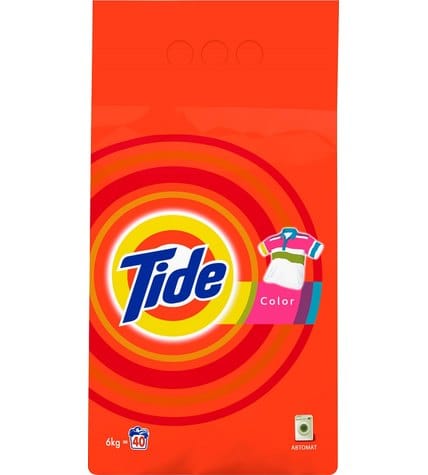 Стиральный порошок Tide Color автомат для цветного белья 6 кг
