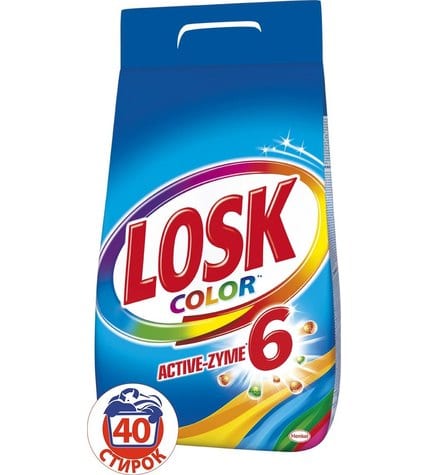 Стиральный порошок Losk Color автомат для цветного белья 6 кг