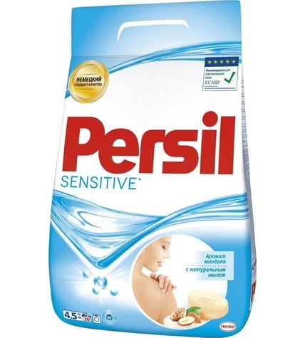 Стиральный порошок Persil Sensitive для всех типов стирки для белого и цветного белья 4,5 кг