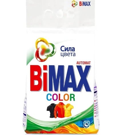 Стиральный порошок Bimax Color автомат для цветного белья 3 кг