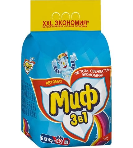 Стиральный порошок МИФ Свежий Цвет автомат для цветного белья 6 кг