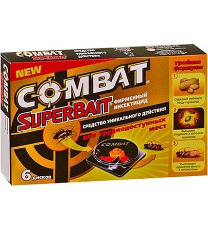 Средство Combat Super Bait против тараканов